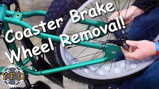 How to Remove a Wheel With a Coaster Brake