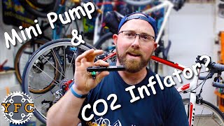 CO2 Inflator & Mini Pump Combined