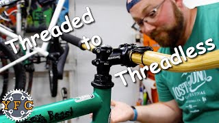 How to Convert a Quill Stem to a Threadless Stem