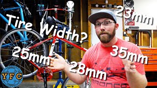 How Wide of a Road Bike Tire