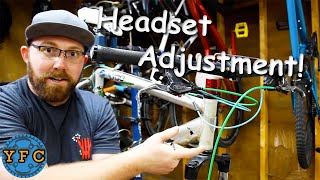 How to Adjust a Bicycle Headset
