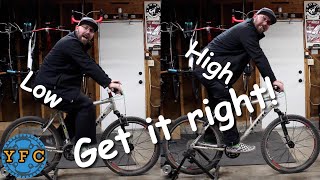 Get Your Seat Height Right!