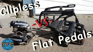 Clipless vs Flat Pedals