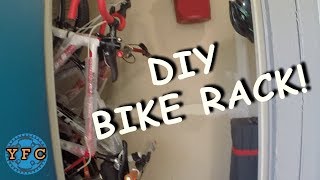 DIY Closet Bike Rack!