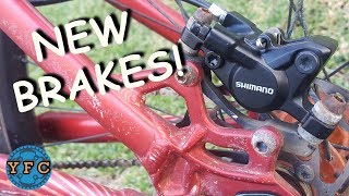 How to Install a Bicycle Disc Brake!