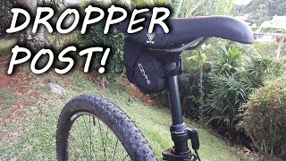 Cheap Dropper Post? TransX Dropper Post Install!