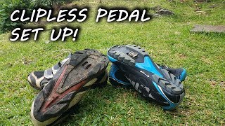 Clipless Shoe and Pedal Set Up!