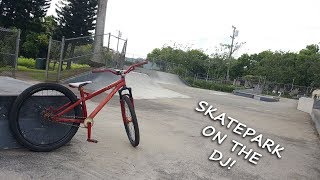 Flying at the Skate Park with the Dirt Jumper!