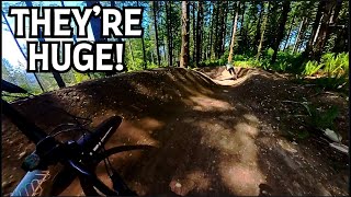 THESE BERMS had me thinking I was at Whistler!