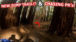 Exploring a NEW MTB Jump Trail & Speeding...
