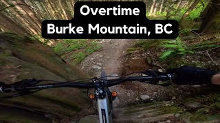 MTB trail - Overtime, Burke Mountain BC