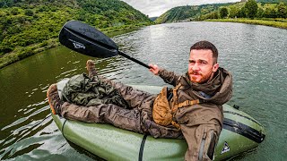 Alleine mit Packraft auf Fluss-Tour &...
