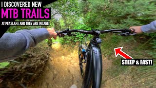 I DISCOVERED NEW TRAILS AT PEASLAKE & THEY...