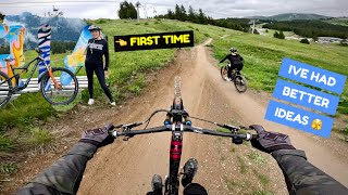 TAKING MY COMPLETE NOVICE GIRLFRIEND MTB...