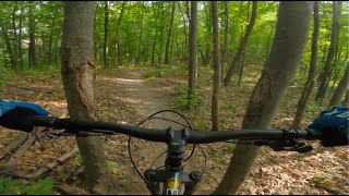 Mountain Biking at Elm Creek Park, Champlin...