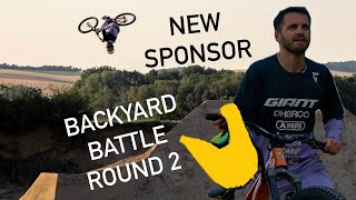 NEW SPONSOR!!! BACKYARD BATTLE ROUND 2!!!