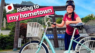 Riding 45 km in Japan on my grandma's bike!