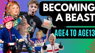 Glow up age 4 to 13 years old 