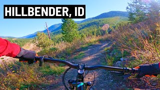 Beautiful MTB trail in Victor, Idaho - Hillbender