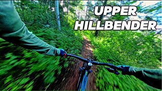 Upper Hillbender MTB trail in Victor, Idaho