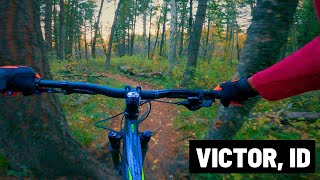 Flowy trail in Victor, ID | Grumpy’s loop -...
