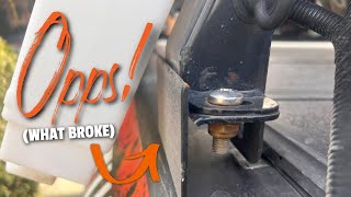 Off-Road Repairs: Fixing Broken Rack Brackets...