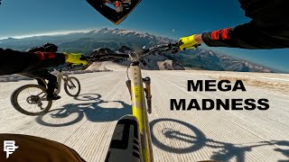 HITTING 100kph ON A SKI PISTE! - MEGA...