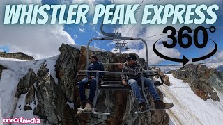Jaw-dropping 360 ride down Whistler's Peak...