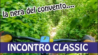 il trail nero ⚫️ che scende dal convento:...