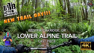 MTB Riding Lower Alpine Trail, Last Piece,...