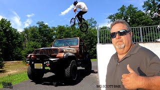 Don't Tell Dad We Jumped his Jeep!