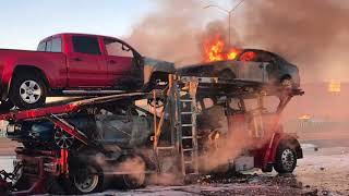 Vehicle Fire on I-40