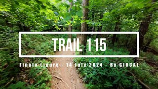 Finale Ligure eMTBing - Trail 115
