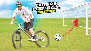 EXTREME FOOTBALL TRICK SHOTS WITH MY MOUNTAIN...