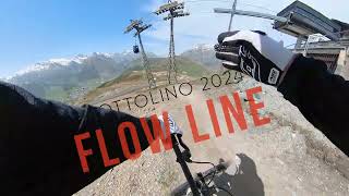 Mottolino Bikepark - FLOW LINE Blue/Red 2024