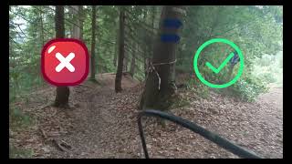 Pleney Blue MTB FAIL. Last run, double fail.