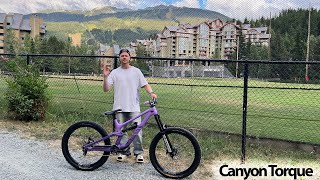 My new bike for Crankworx Whistler! Canyon Torque