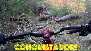 DH Moto Single Track on MTB's!...