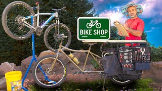 I Rode a BIKE SHOP Up a Mountain To Make...