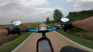 Having Fun Riding The Aostirmotor S18 Mountain...