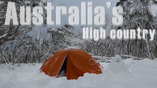 Cheating at snow camping - High country...