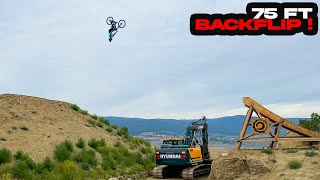 75ft BACKFLIP at Matt Macduff's Big Air Compound