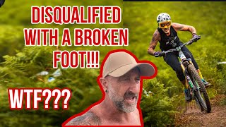 RACED WITH A BROKEN FOOT *DEMOTED TO LAST PLACE!!*