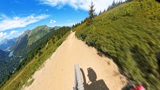 Panoramic trail in Chatel