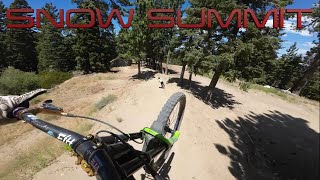 Windy Day at Snow Summit Bike Park (Westridge,...