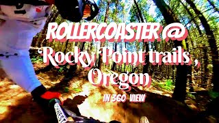 Full Rollercoaster upper and lower in 360 view
