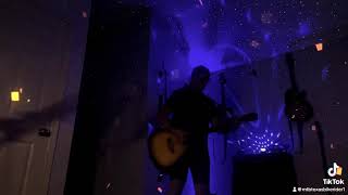 Playing my acoustic guitar 