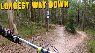 Riding the Longest Trail at Boomerang Farm...