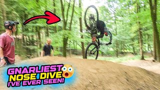 THE GNARLIEST NOSE DIVE CRASH I'VE EVER SEEN -...