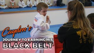 Cayden Earns His Black Belt in Taekwondo: A...